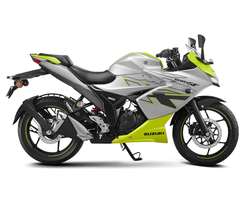 Suzuki Gixxer SF, front three-quarter view