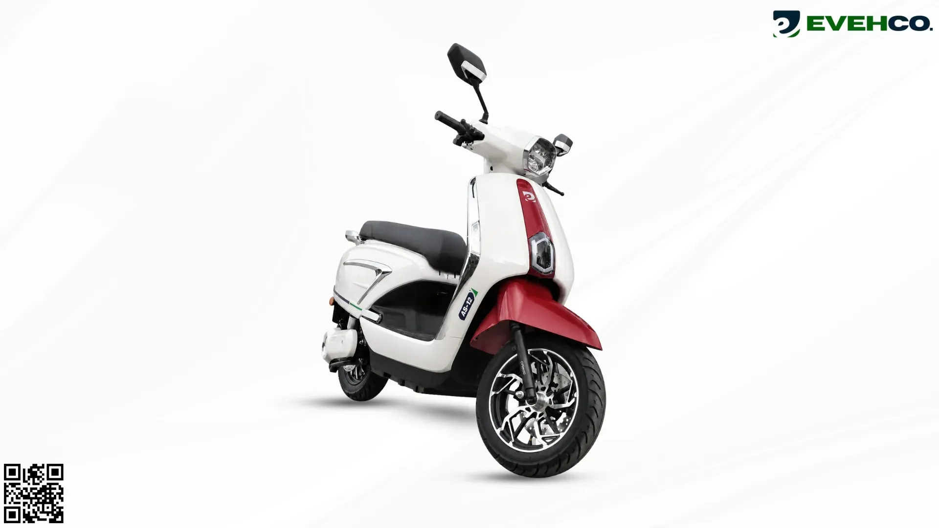 EVEHCO AS-12, front three quarter view, Red White