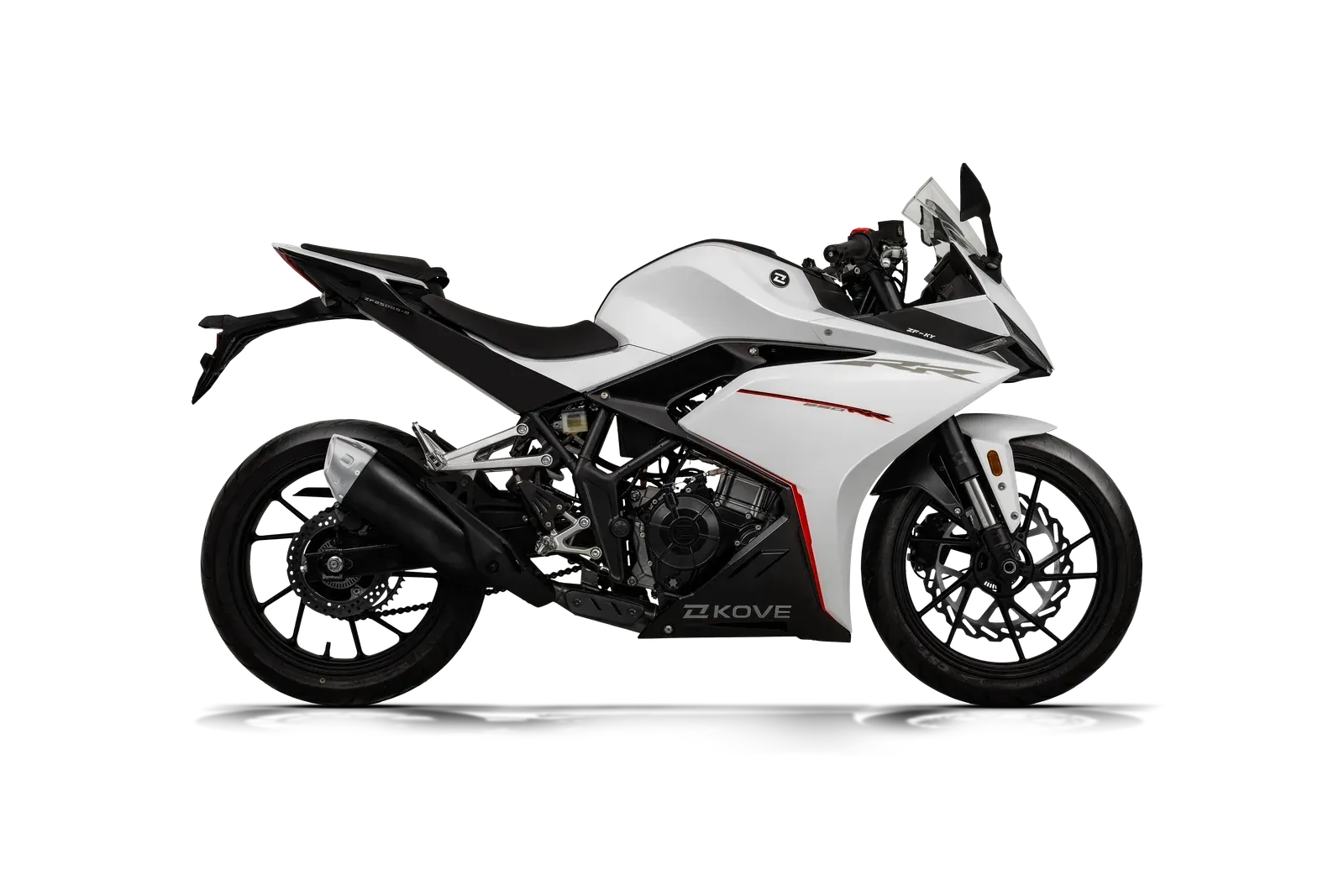 Kove 250RR, front three-quarter view