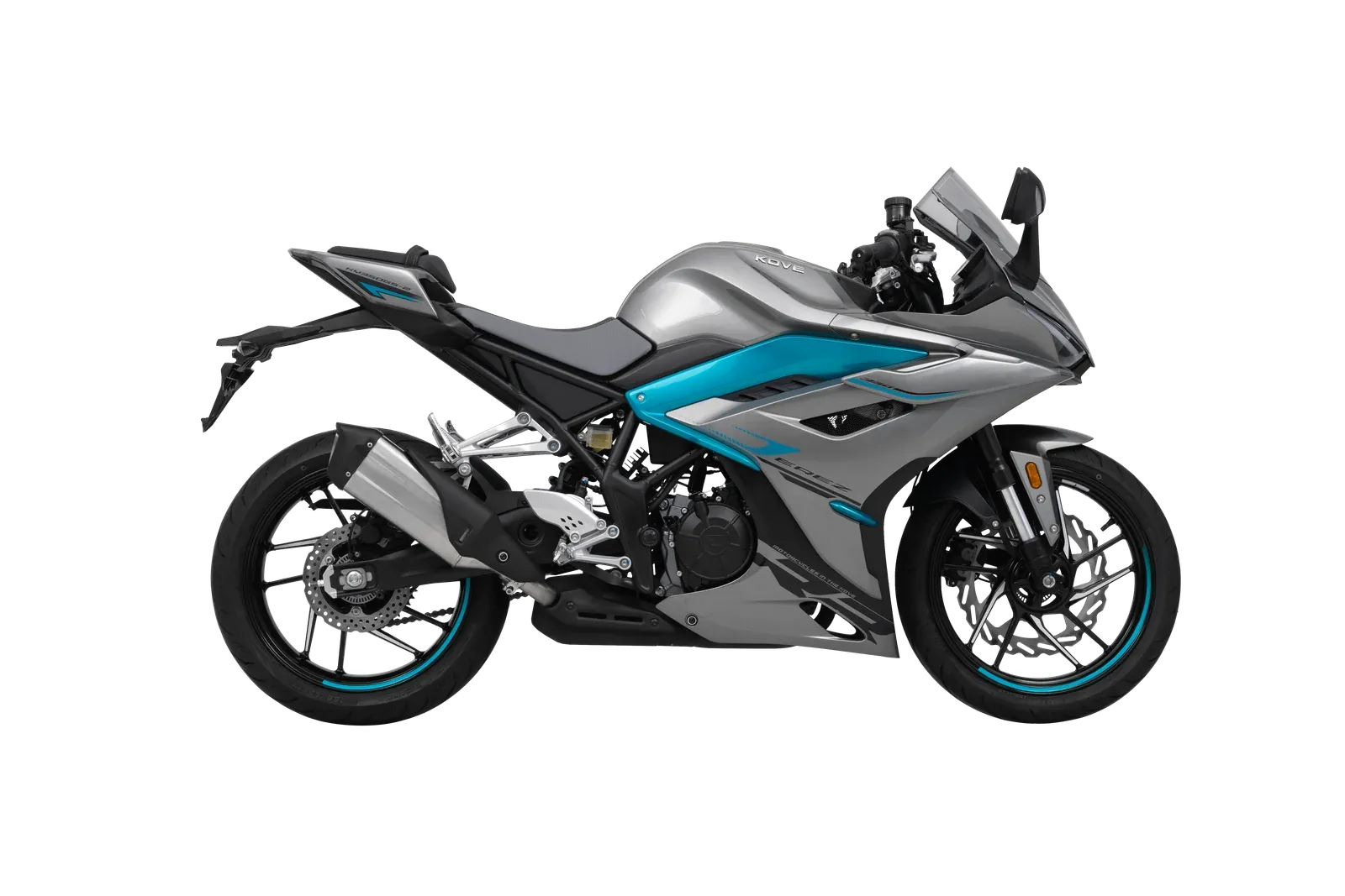 Kove 350RR, front three-quarter view