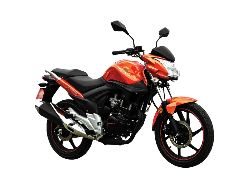Pegasus Evo 150R, front three quarter view, Orange