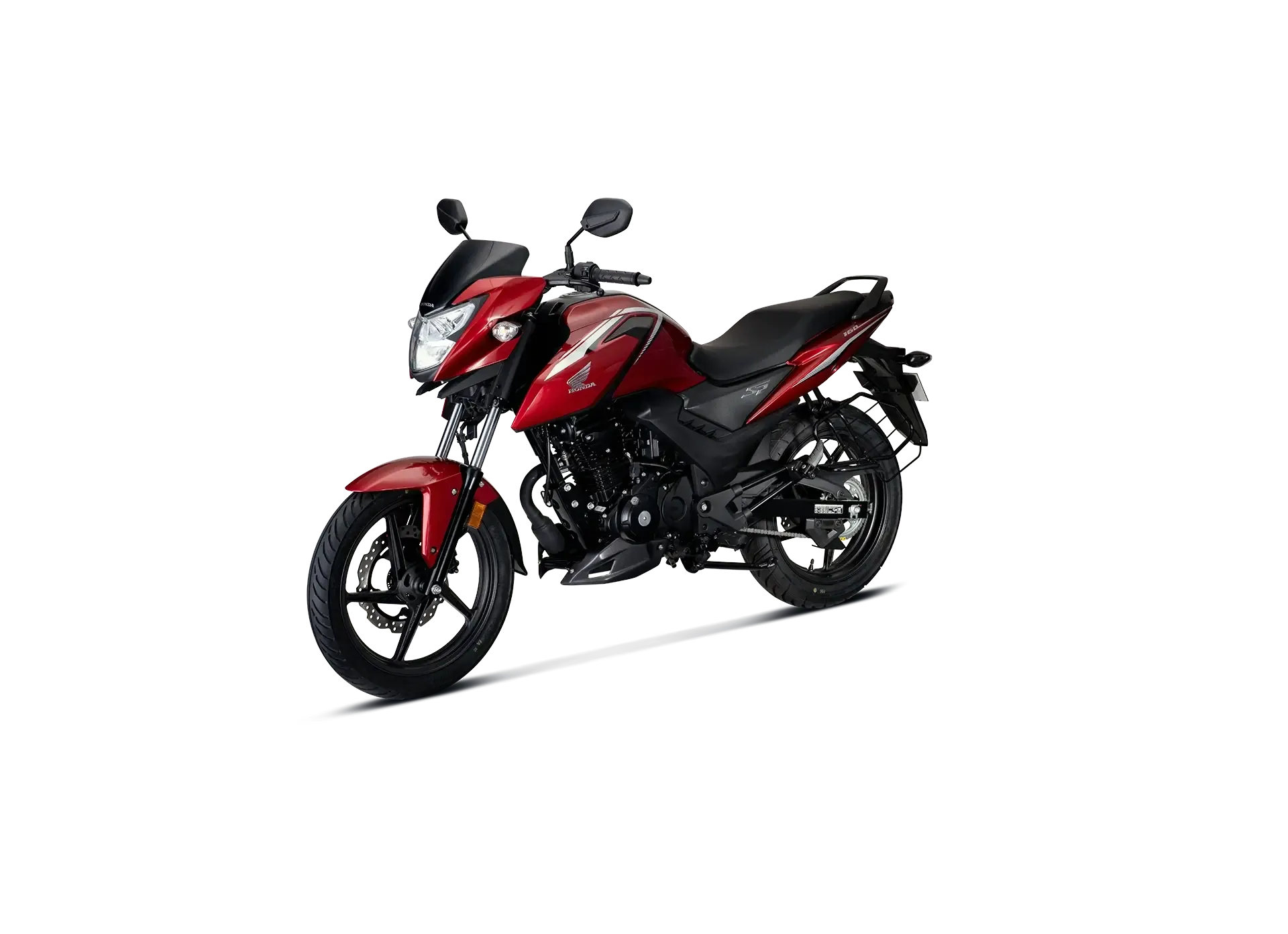 Honda SP160, front three-quarter view