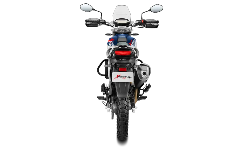Hero Xpulse 200 4V, side view, Pearl Fadeless White